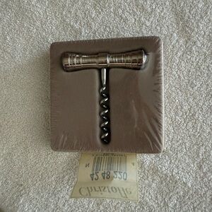 Christofle Folio Corkscrew - White and Tan